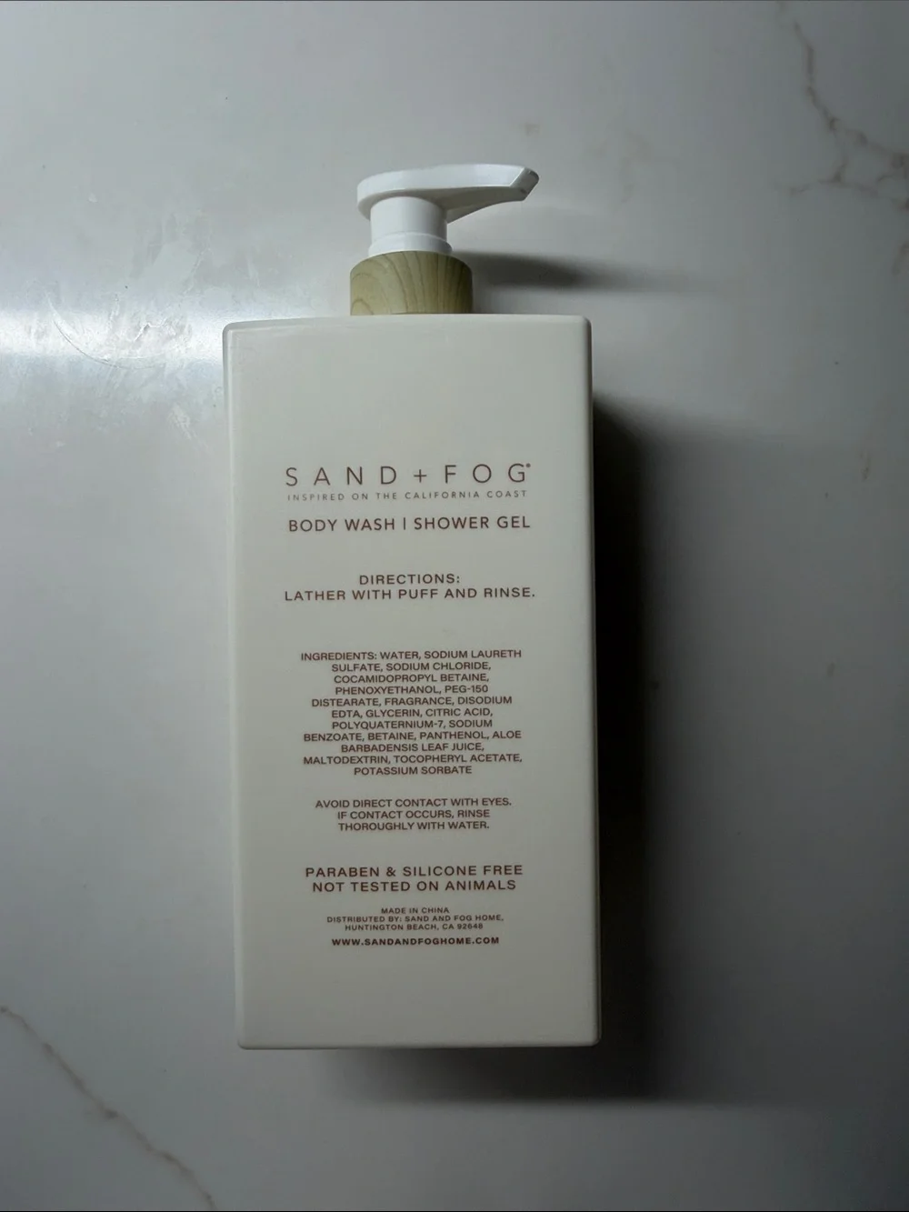 Sand + Fog Sweet Almond Body Wash / Shower Gel NWOT